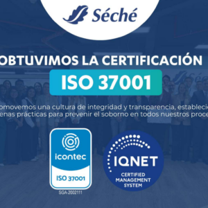 Séché Perú obtiene la certificación ISO 37001