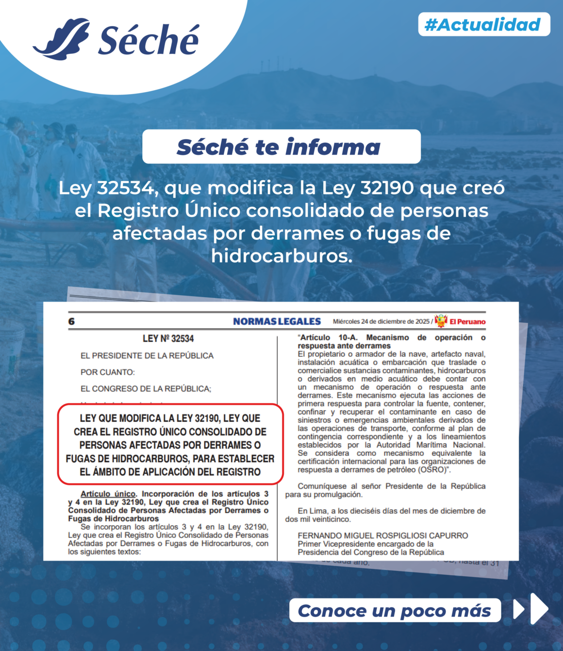 Modificación Ley N°32534