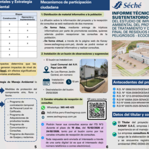 🌍¡Revise el material informativo sobre el ITS N°3 Ecocentro Chilca y participe con sus consultas! ♻